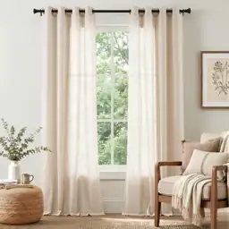 jinchan Linen Curtains 96 Inch… — Photo 1