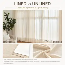 jinchan Linen Curtains 96 Inch… — Photo 2
