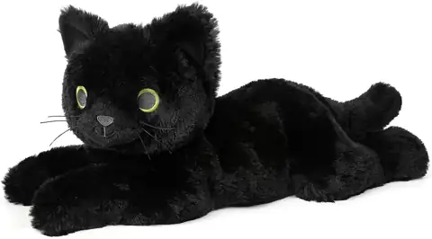 Black Cat Stuffed Animal, Microwavable… — Photo 1