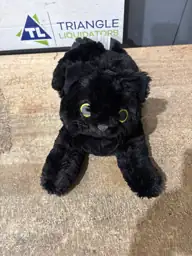Black Cat Stuffed Animal, Microwavable… — Photo 3