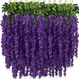 Artificial Wisteria Hanging Flowers -… — Photo 1