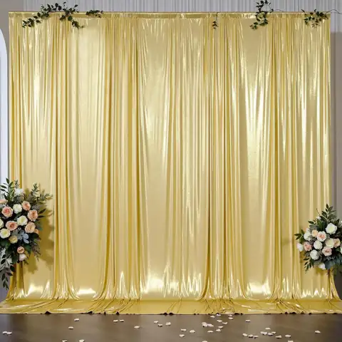 Outpain 10x10ft Gold Sequin Backdrop… — Photo 1