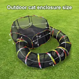 CLKHOWL Outdoor Cat Enclosure, Portable… — Photo 2