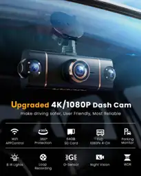 4-Channel 360 Dash Cam for… — Photo 2