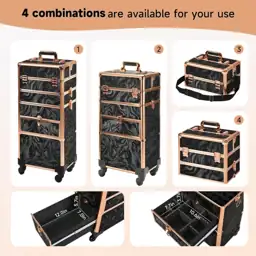 Somduy Rolling Makeup Case with… — Photo 2
