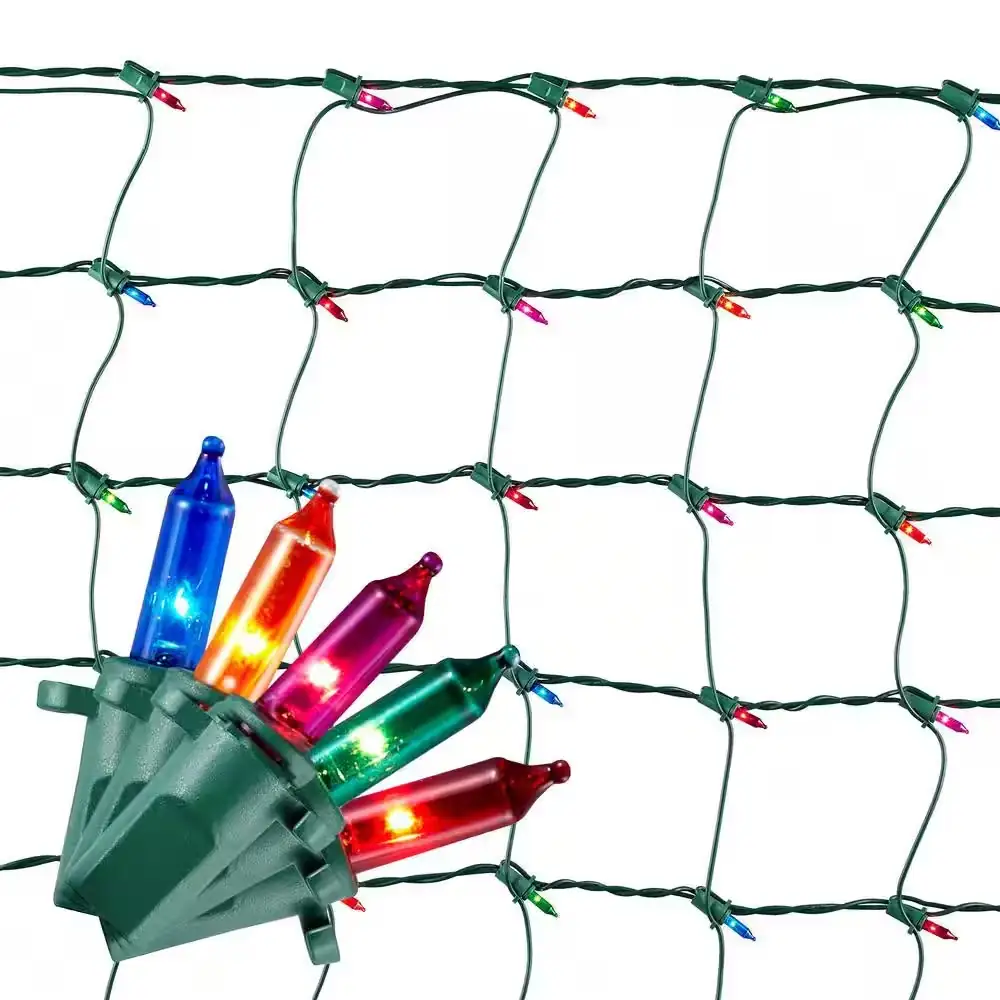 150 Multi-Colored Incandescent Mini Net… — Photo 1