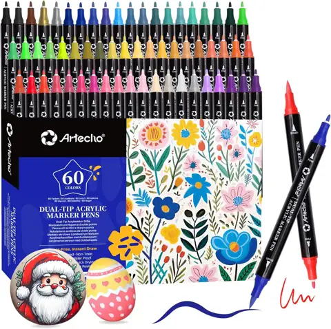 Artecho Acrylic Paint Markers 60… — Photo 1