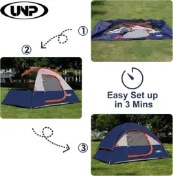UNP 2-4 Person Camping Tent… — Photo 2