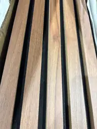 Cherry Wood Slat Acoustic Panels,… — Photo 3