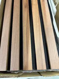 Cherry Wood Slat Acoustic Panels,… — Photo 3