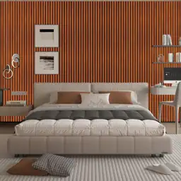 Cherry Wood Slat Acoustic Panels,… — Photo 2