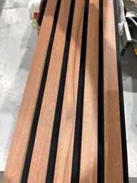 Cherry Wood Slat Acoustic Panels,… — Photo 4