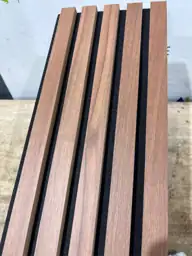 Cherry Wood Slat Acoustic Panels,… — Photo 3