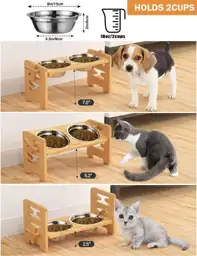 Vantic Elevated Dog Bowls, Raised… — Photo 2