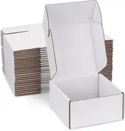 Small Shipping Boxes 8x8x4 Inch… — Photo 1