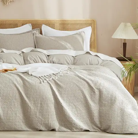 PHF Waffle Duvet Cover Set… — Photo 1