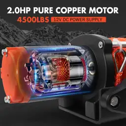 ZESUPER 4500 lb Electric Winch… — Photo 2