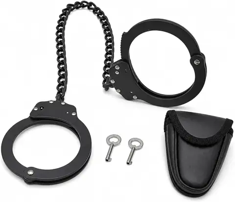 Steel Handcuffs and Leg Cuffs,… — Photo 1