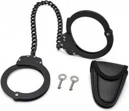 Steel Handcuffs and Leg Cuffs,… — Photo 1