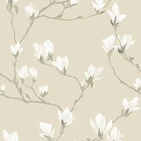 Magnolia Grove Natural Unpasted Removable… — Photo 1