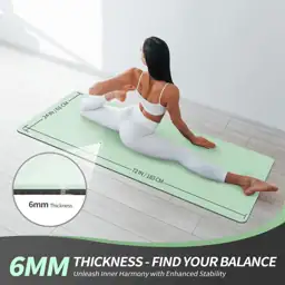 CAMBIVO Yoga Mat 72x24 in,… — Photo 2