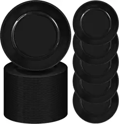 fani 100 Pcs Black Charger… — Photo 1