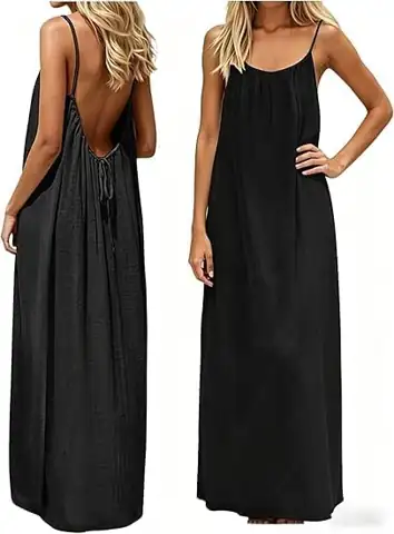 Backless Cami Dress, Sleeveless Lounge… — Photo 1