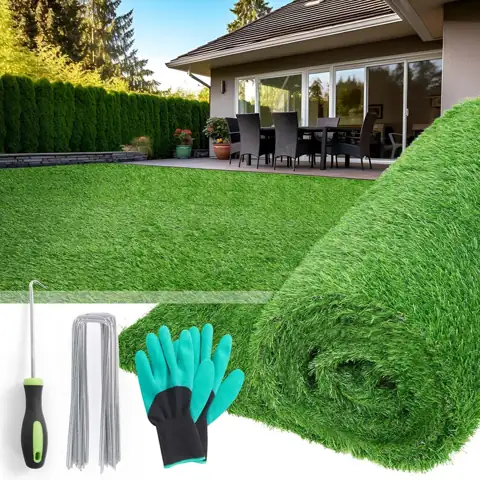 Realistic Artificial Grass Turf Outdoor,… — Photo 1