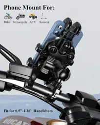 BRCOVAN Motorcycle Phone Mount Holder… — Photo 2