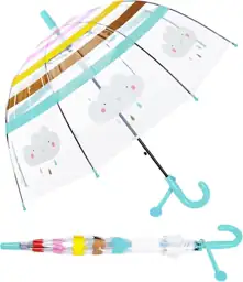 decalsweet Kids Umbrella Clear Bubble… — Photo 1