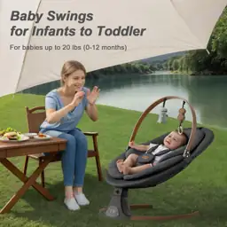 Monamii Baby Swings for Infants,… — Photo 2