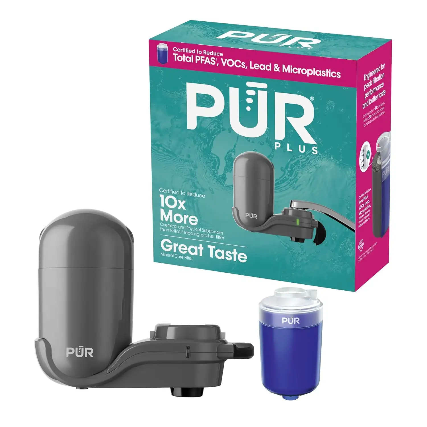 PUR Plus Faucet-Mount Water Filtration… — Photo 1