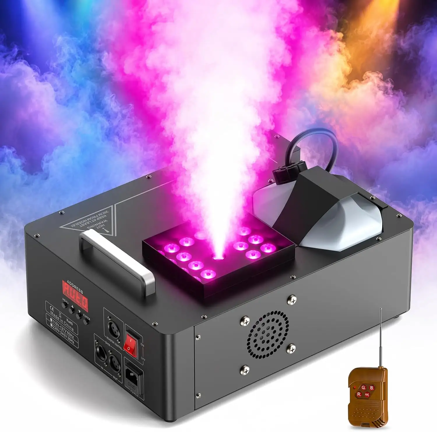 1500W Fog Machine with 24… — Photo 1