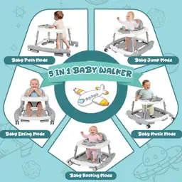 5-in-1 Baby Walker with Music… — Photo 2