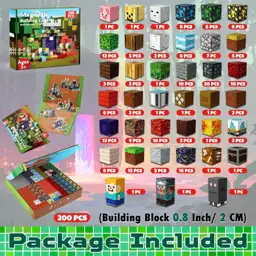 200 pcs Magnetic Blocks -… — Photo 2