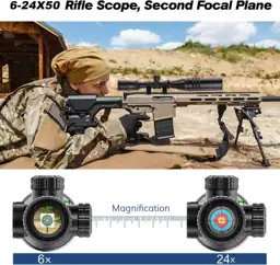 Long Range Rifle Scope 4-16X/6-24X,… — Photo 2