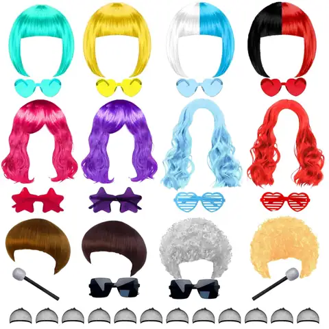 12 Funny Wigs with Sunglasses… — Photo 1