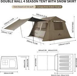 Naturehike Village Instant Tent, 4-8… — Photo 2