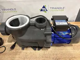 Aquastrong 1.5HP In/Above Ground Pool Pump with Timer, 115V, 8100 GPH ...