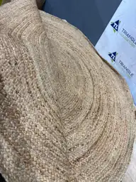 Handwoven 5ft Round Jute Rug… — Photo 3