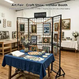 Grid wall Panels Display Stand… — Photo 2