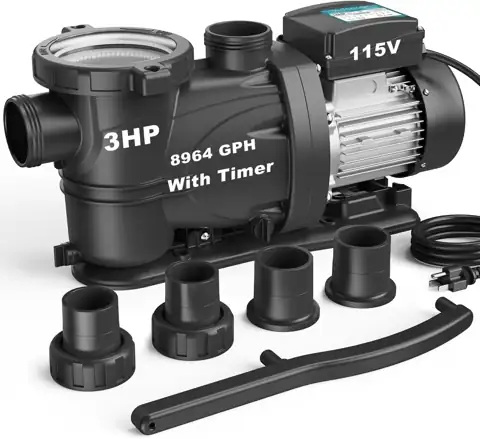 3HP In/Above Ground Pool Pump… — Photo 1