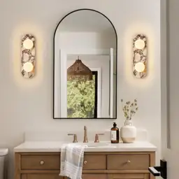 Natural Marble Wall Sconce, 15.7"… — Photo 2