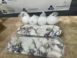 Natural Marble Wall Sconce, 15.7"… — Photo 4