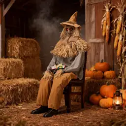 Halloween Animatronics 4.5 Ft Tricked… — Photo 1