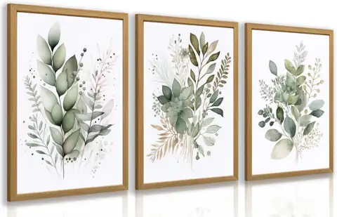 LLEEMPI Sage Green Botanical Wall… — Photo 1