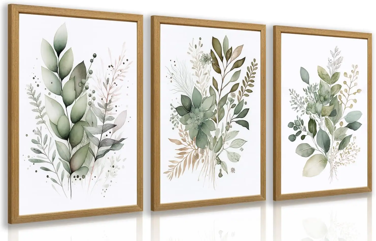 LLEEMPI Sage Green Botanical Wall… — Photo 1