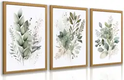 LLEEMPI Sage Green Botanical Wall… — Photo 1