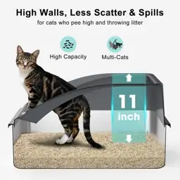 AIPERRO Stainless Steel Litter Box… — Photo 2