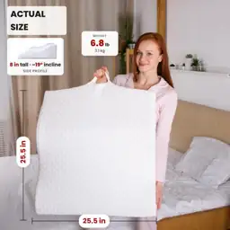 Aeris Wedge Pillow for Sleep,… — Photo 2